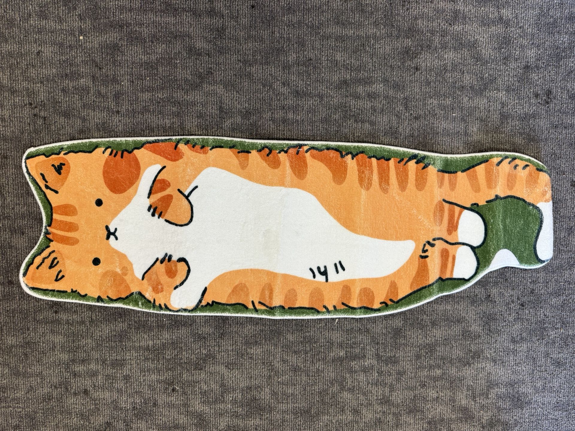 Area Rugs for Bedroom, Washable Cat Irregular Shaped Rug Cute Carpet Kid Funny Cartoon Rugs, Room Decor Cat Dog Shaped Pet and Children Entryway Rug