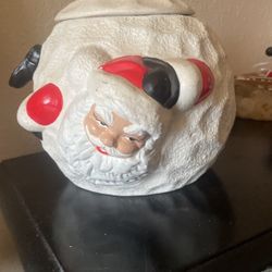 Vintage Santa Cookie Jar