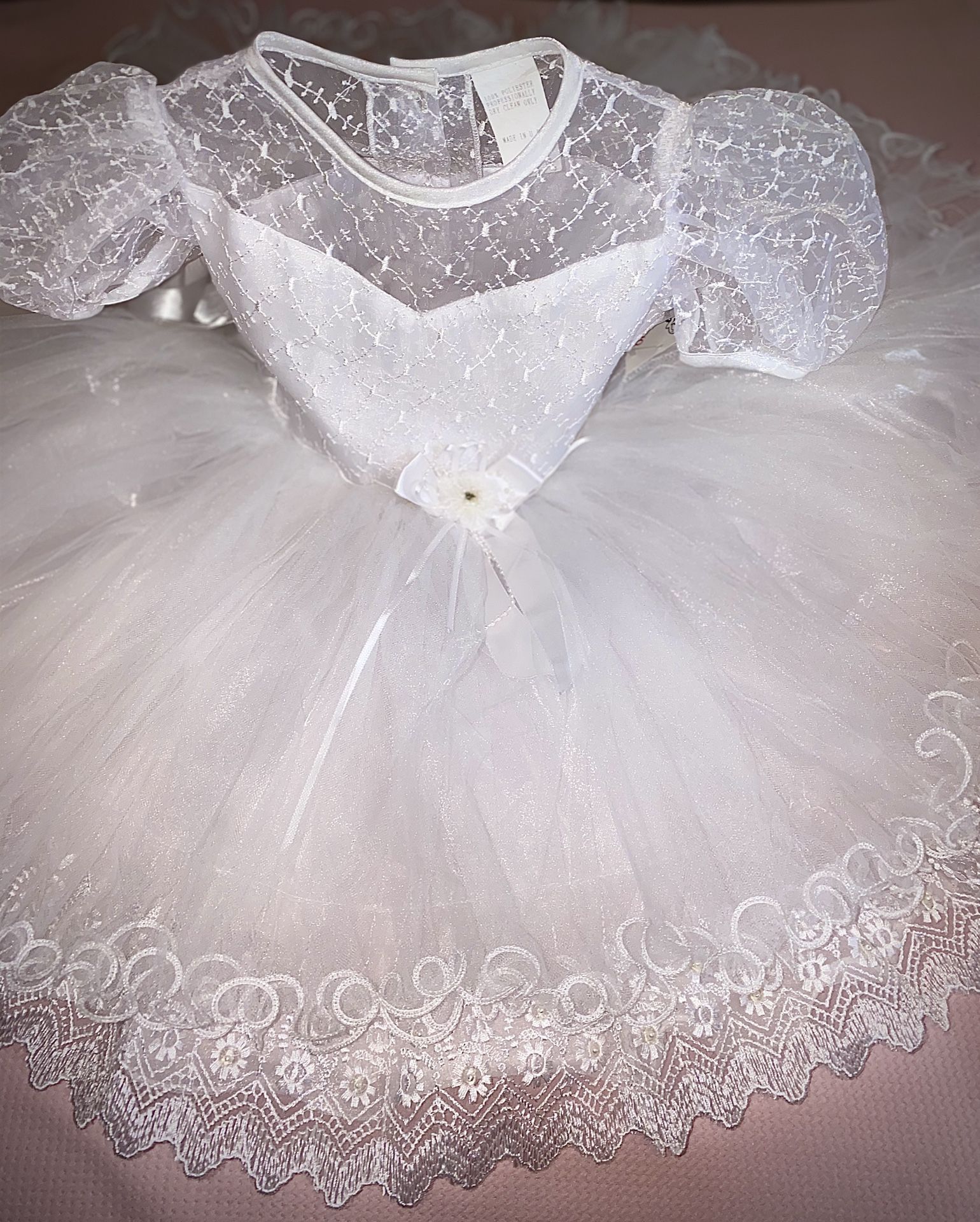 NEW BABY BLESSING/BAPTISM/FLOWER GIRL OR SPECIAL OCCASION DRESS!