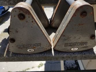 Vintage Bistar DUMBELLS. 2 40s. $160 firm Pickup in Oakdale