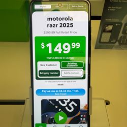 Motorola Razr for $149.99