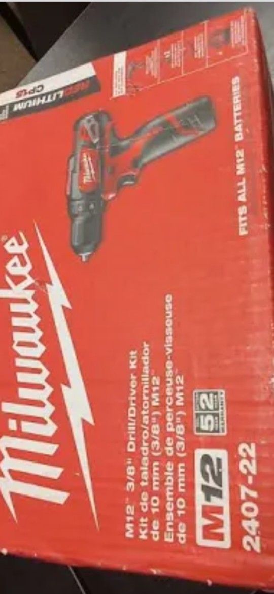 Milwaukee Driver Kit Brand New