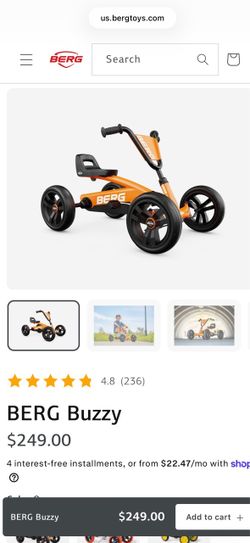 BERG BUZZY pedal go kart