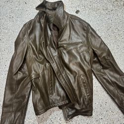 Brown Leather Jacket 