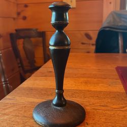 Stunning Vintage 1940s Handmade Candlestick Holder 