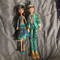 Cleo DeNile Deuce Gorgon Howliday Valentines Love Monster High Doll Mattel (read description pls)