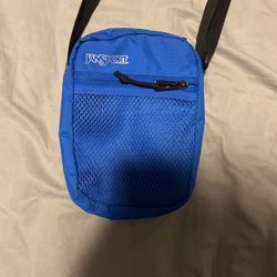 Blue Jansport Cross Body Bag