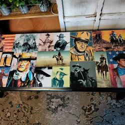 John Wayne Custom Coffee Table 