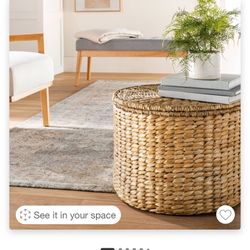 Studio McGhee target basket Ottoman NWT