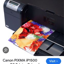 Canon printer, IP 1500 PIXMA