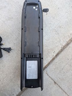 Ebike battery 48 volts  15 amp hours  5 pin and 3 side notches pro size