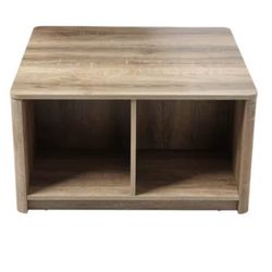 Coffee table with 4 cubbies 