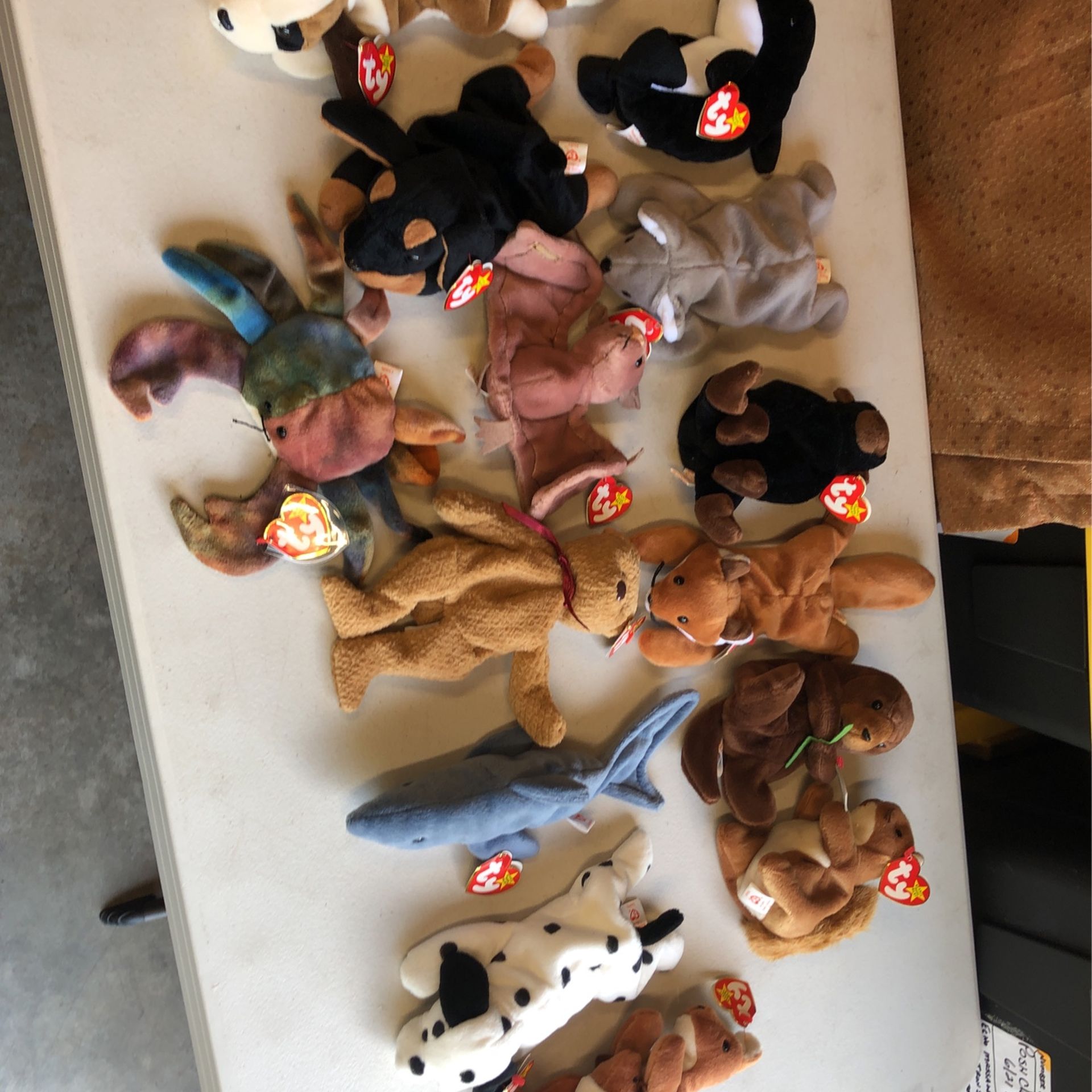 Beanie Babies 1996 Original Tags Birthdates 15 Pieces New