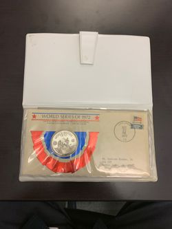 1972 World Series silver commemorative medal