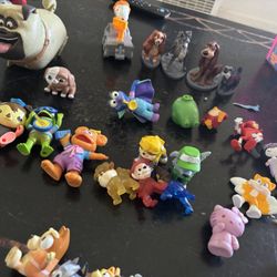 Many different Toys Figurines 