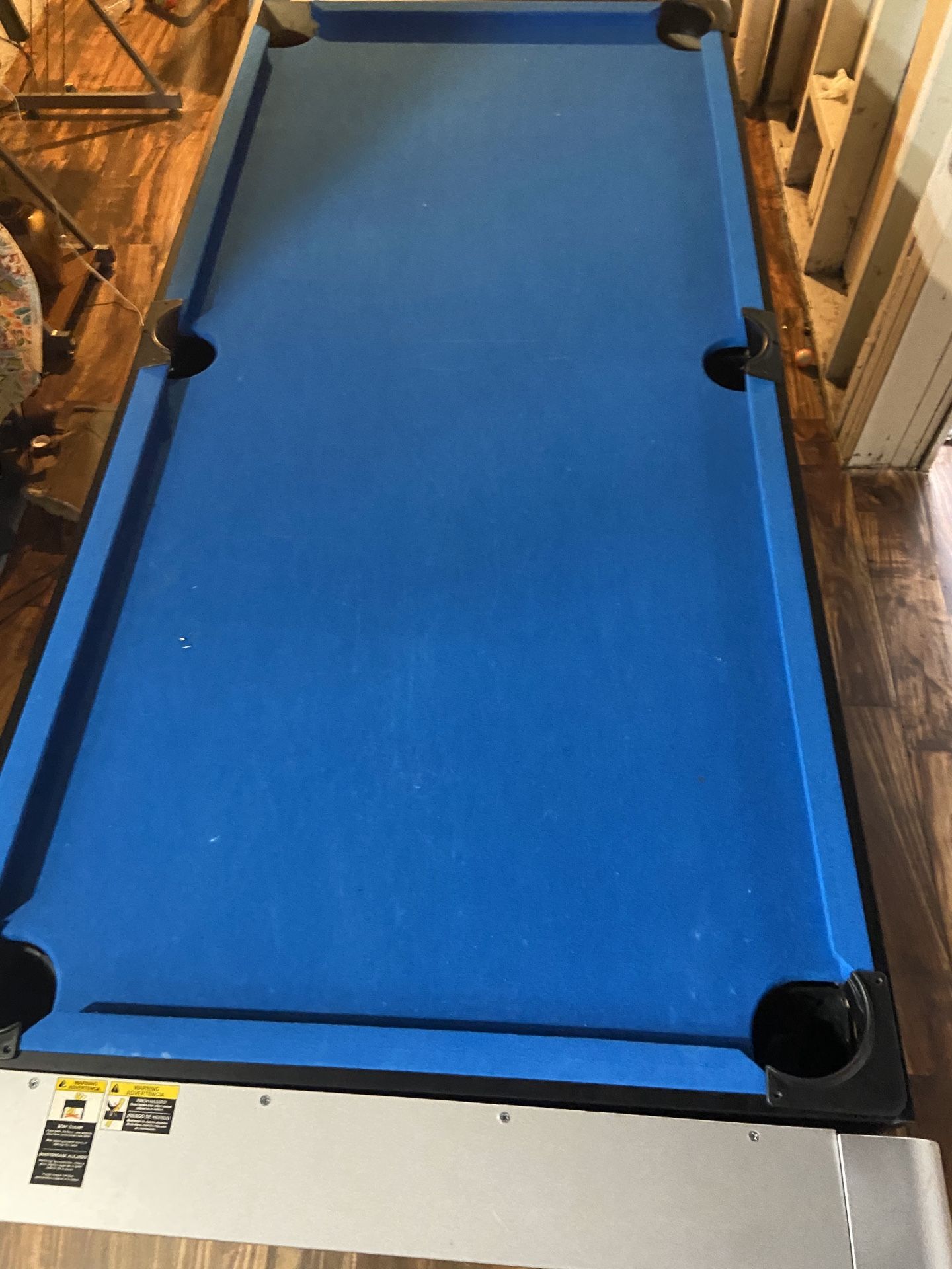 Pool and air hockey table