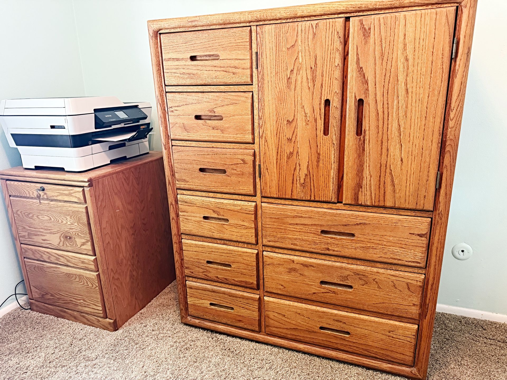3 Piece Oak Set