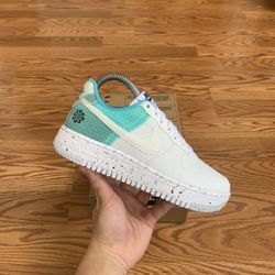 Nike Air Force 1 Low Crater Turquoise Size 5.5W