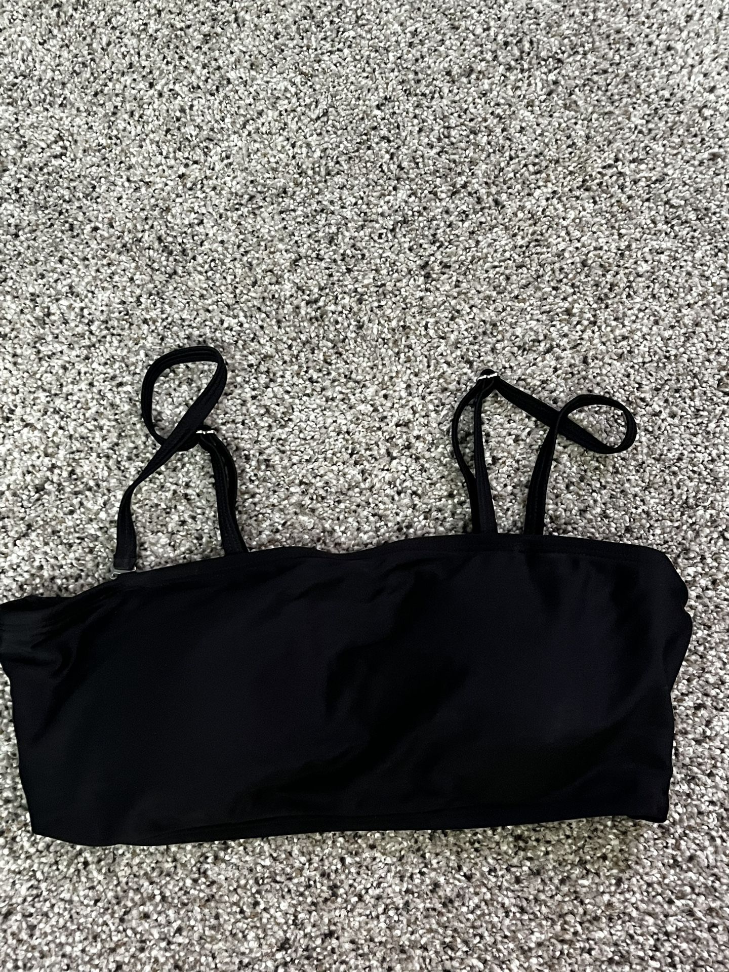 bandeau swim top with removable strapsĀ