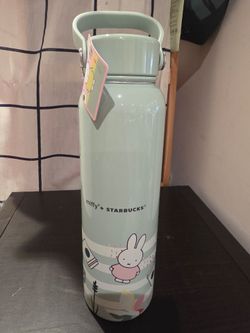 Miffy x Starbucks green tumbler
