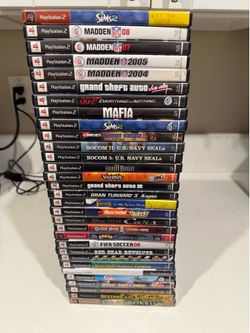 Video Game Lot 80 PlayStation 2 Games