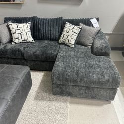 [OM] 🟪 Only $45 initial then take it home 🏡 Brand New  Remi 2 Piece Sectional With Chaise 