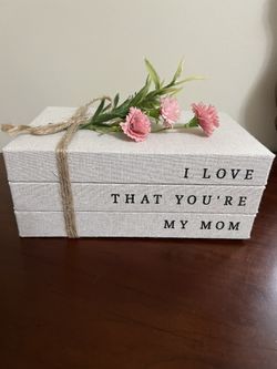 Book Stack Tabletop Decor