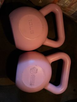 Fitness Exercise-Pink Strength Training Kettlebell Sets