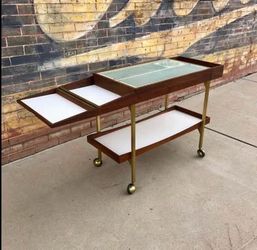 Mid Mod Bar Cart