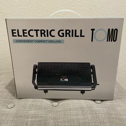 New Tomo Electric Grill Convenient Compact Grilling