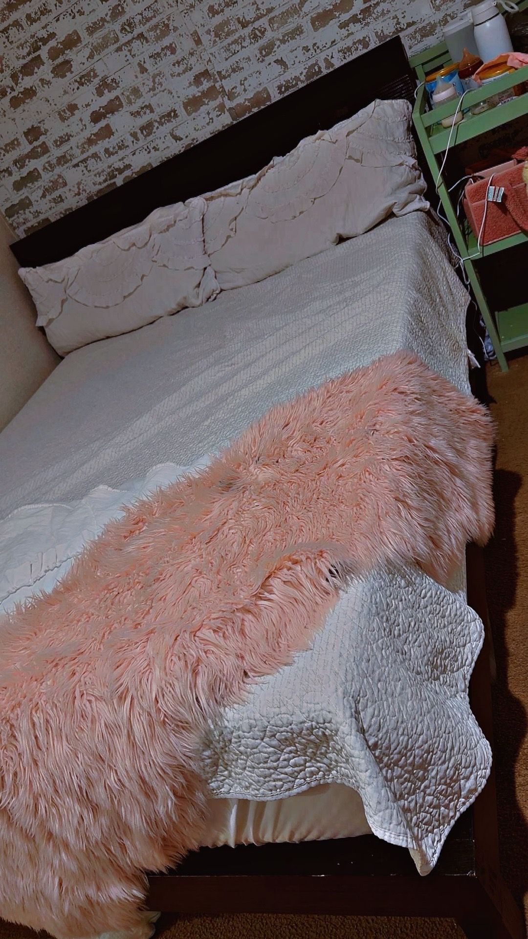 Queen Bed with Mattress for Sale