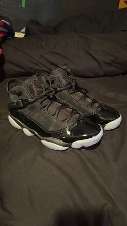 Jordan 6 Rings Black White Sneakers