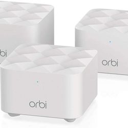 NETGEAR - Orbi RBK13 AC1200 Mesh WiFi System with Router and 2 Satellite Extenders