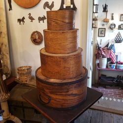 Antique Bentwood Grain Measures 