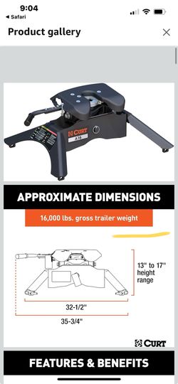 Curt A16 5th Wheel / Trailer Hitch