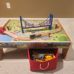 Train Table For Kids (All Tracks And Accessories Included)
