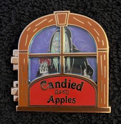 Disney Pin #329, LE 1000, Candied Apples window