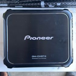 Pioneer GM-DX874 Bridgeable 4-Channel Amplifier – 1200W Max
