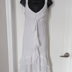 White Summer Dress By Michelle 