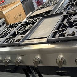 Thermador Professional 48” Gas Rangetop With Griddle * Stainless 