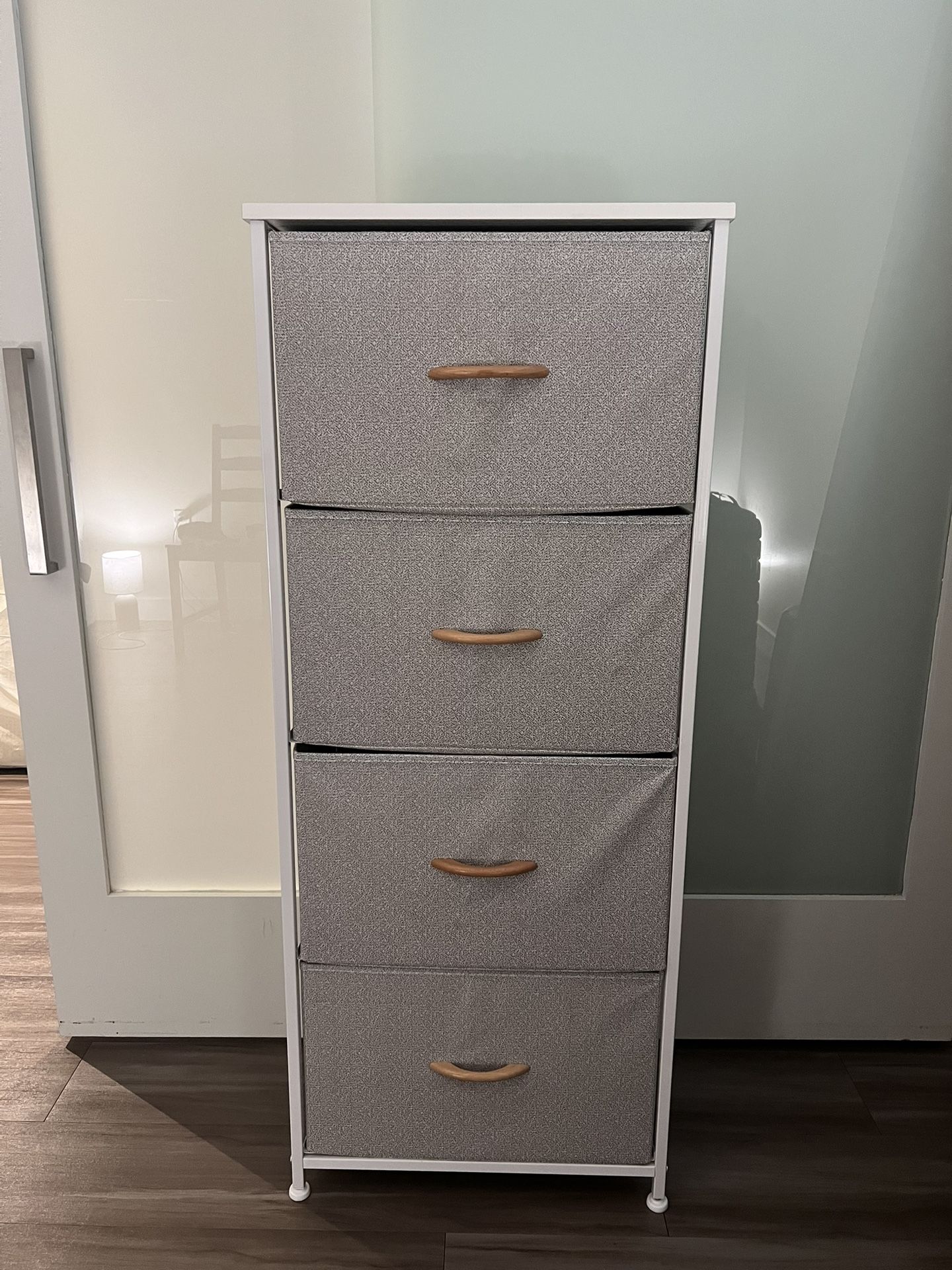 Fabric Dresser with 4 Drawers