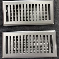 Floor Air Vent Covers 2 Pack/Black