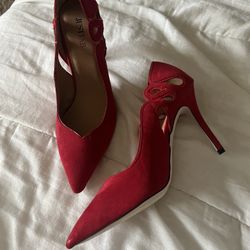 Red Velvet Heels