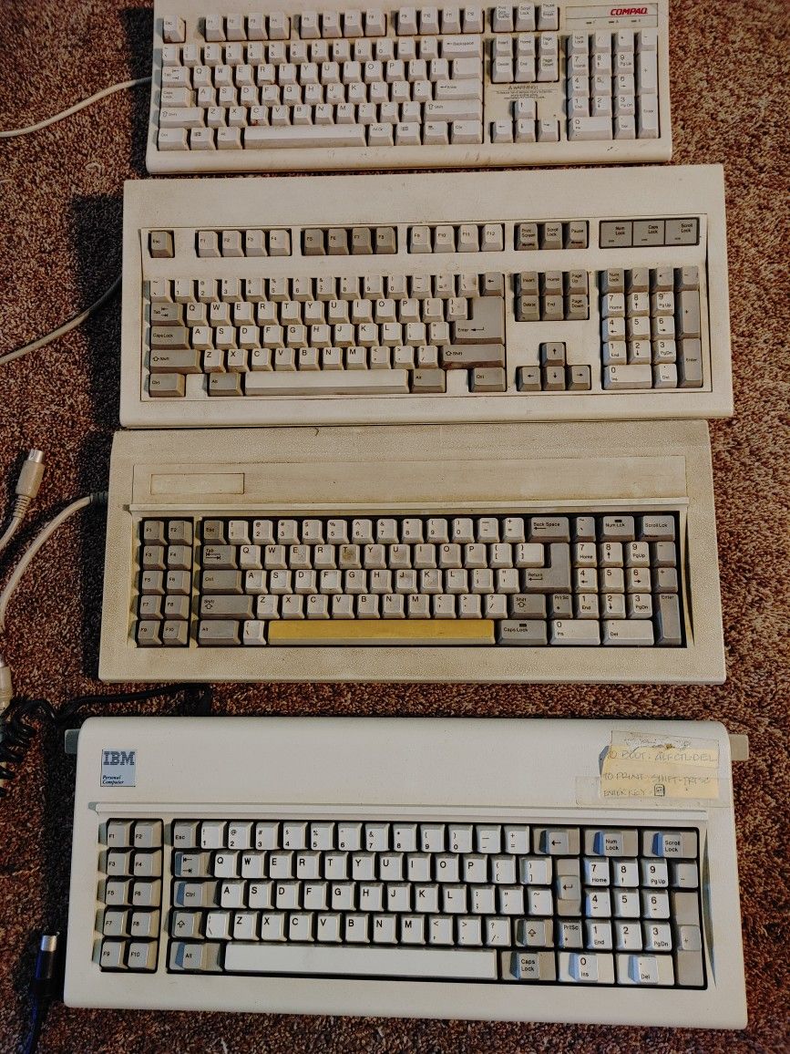 Vintage Mechanical Keyboards (Including Amazing Condition IBM)