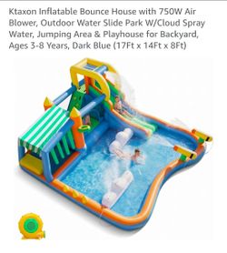 Brand new water or dry bounce house