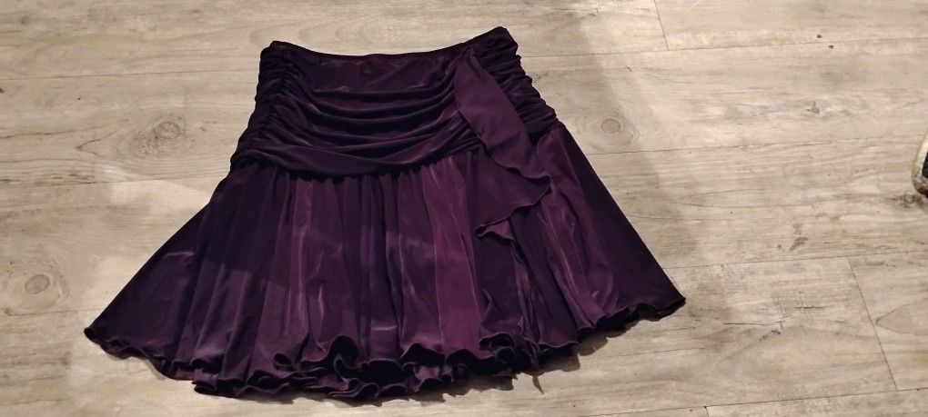 Sexy Small Purple Dress Skirt