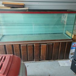 155 Gallon Fish Tank  W/stand, Filter and Rocks 