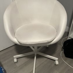 IKEA Round Desk Chair - White