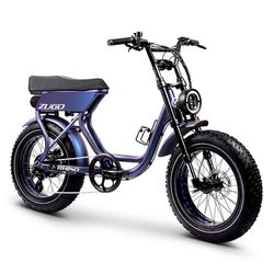 ZuGo RHINO Step-Thru Fat ELECTRIC Bike ~ Iridescent Purple (Sold As Is) PRICE IS NEGOTIABLE