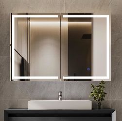 Bathroom LED Medicine cabinet mirror